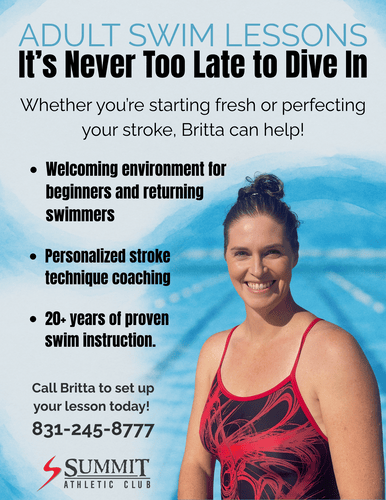 Adult Swim Lessons at Summit Athletic Club