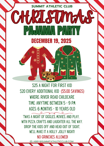 Summit Athletic Club Christmas Parents Night out