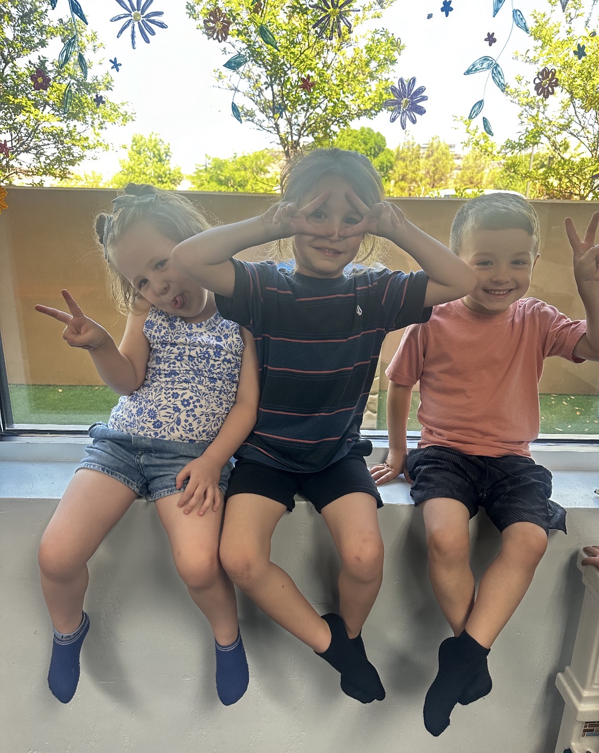 Child enjoying arts and crafts at Summit Kids Club