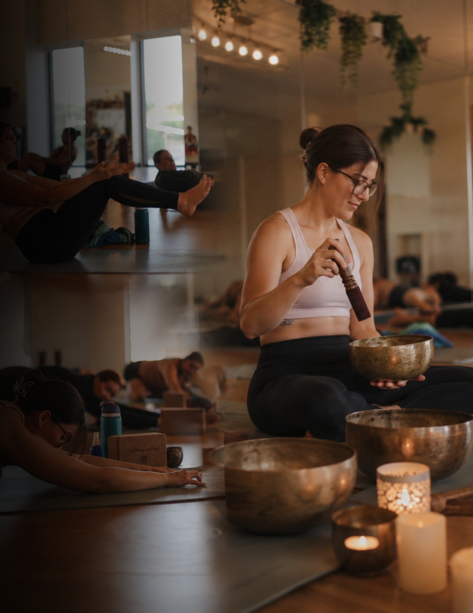 Meditation and sound bath healing event at Summit Athletic Club